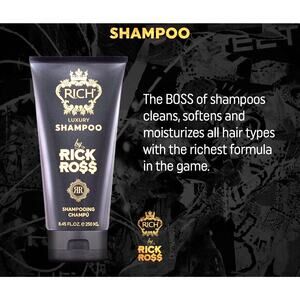 NEW Discontinued Rick Ross Luxury Shampoo Hair Care 8oz Sealed